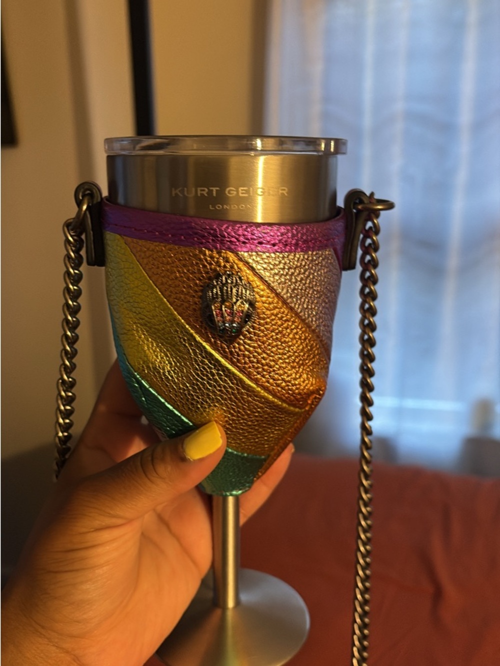 Kurt Geiger Multicolor Metallic Cup Crossbody